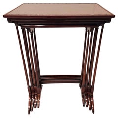 A Very Fine Fully Restored Edwardian Nest of Four Tables