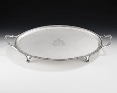 Very Fine George III Drinks/Tea Tray Made in London in 1801 by Crouch & Hannam