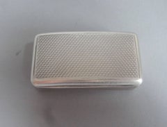 Very Fine George III Pocket Snuff Box Made by Alexander James Strachan