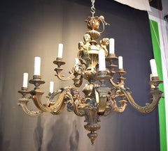 A Very Fine Gilt Bronze Chandelier