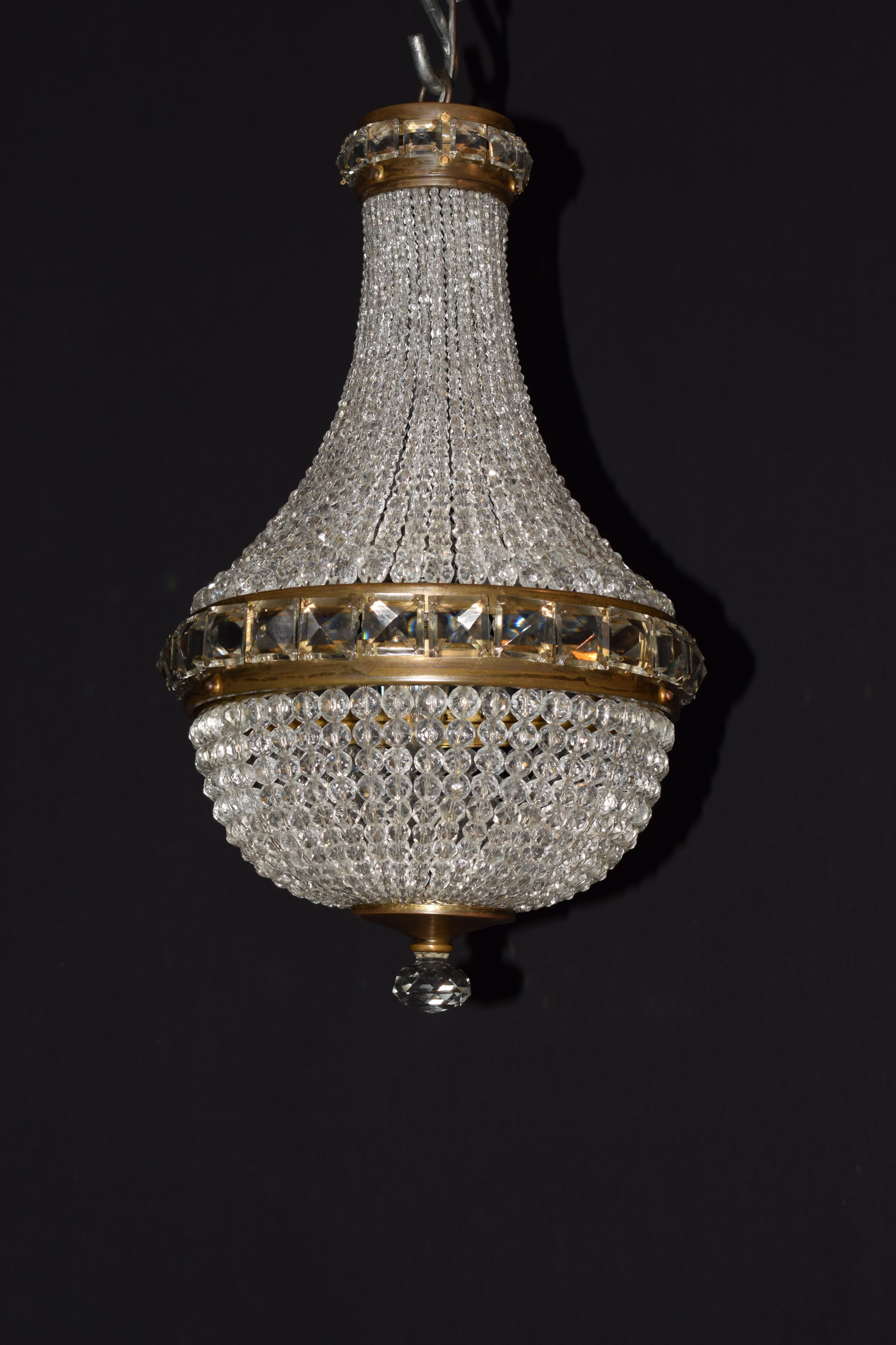 Néoclassique Très beau lustre 
