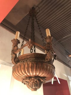 Very Fine Hand Carved Wooden Pendant