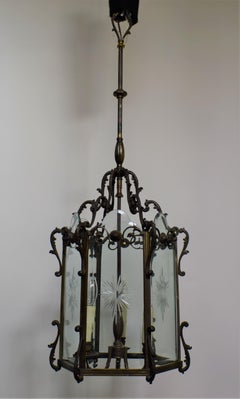 Very Fine Hexagonal Bronze Lantern