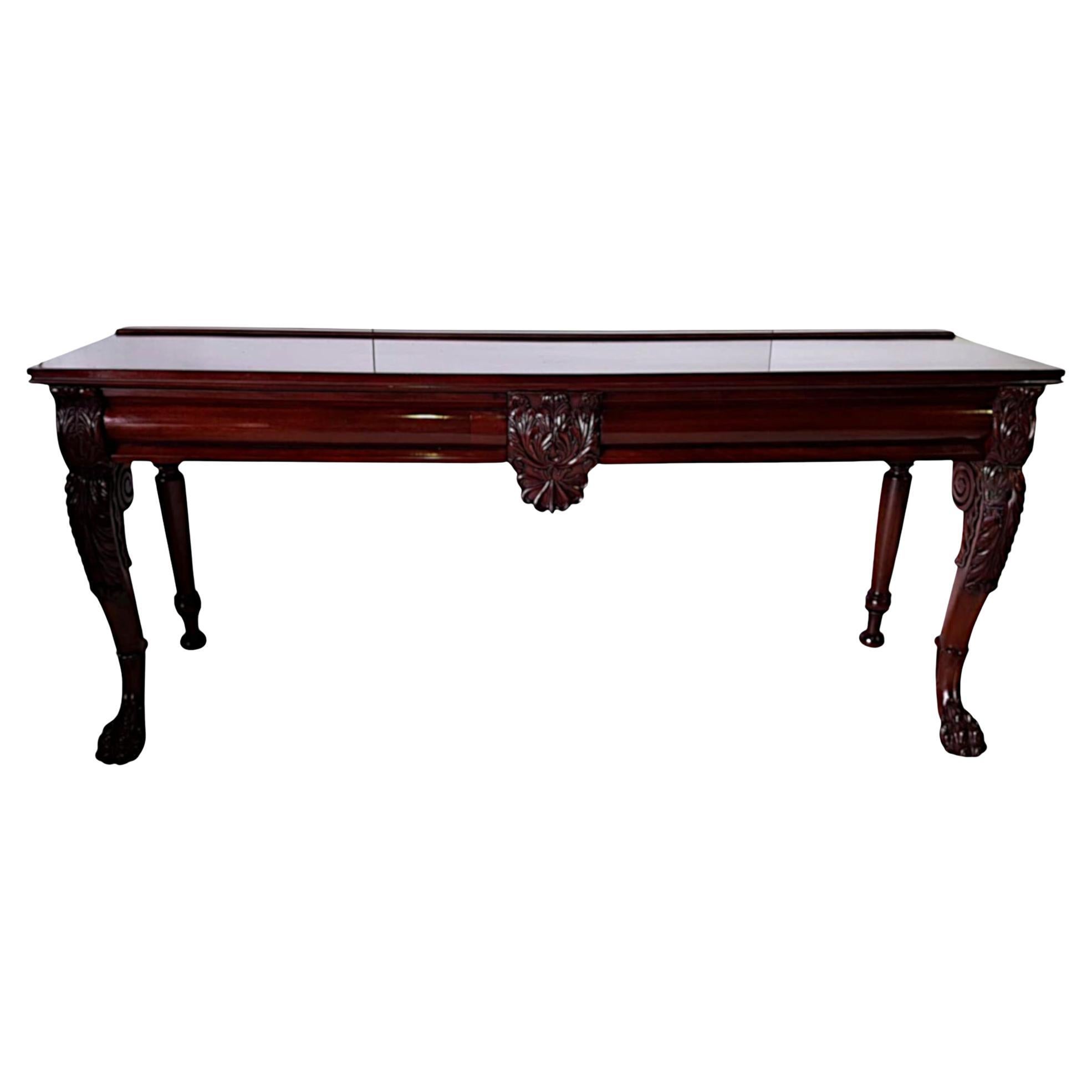A Very Fine Irish 19th Century Console or Serving Table For Sale