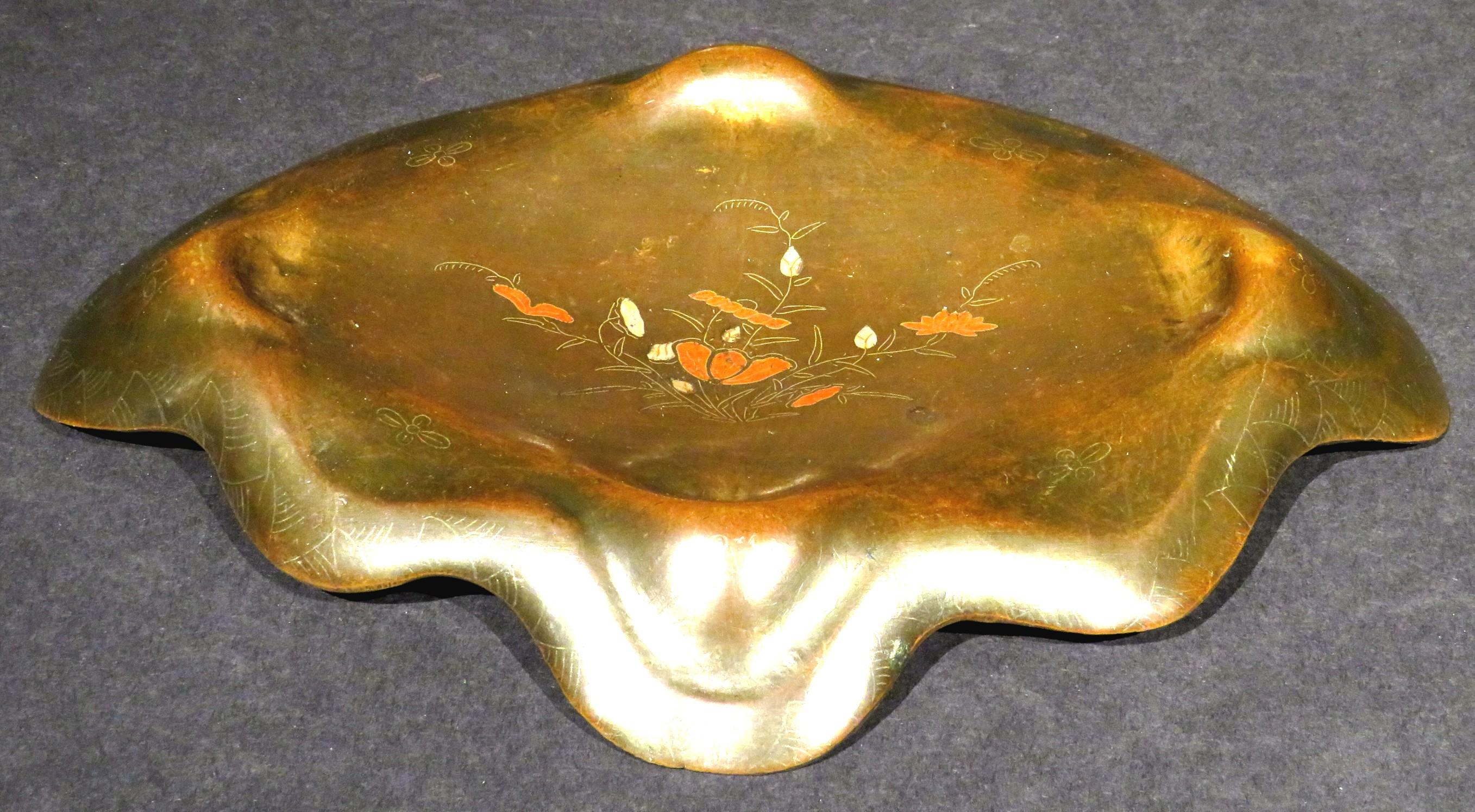 A Very Fine Japanese Mixed Metal Bronze Suiban / Planter on Stand, Taisho Period For Sale 7