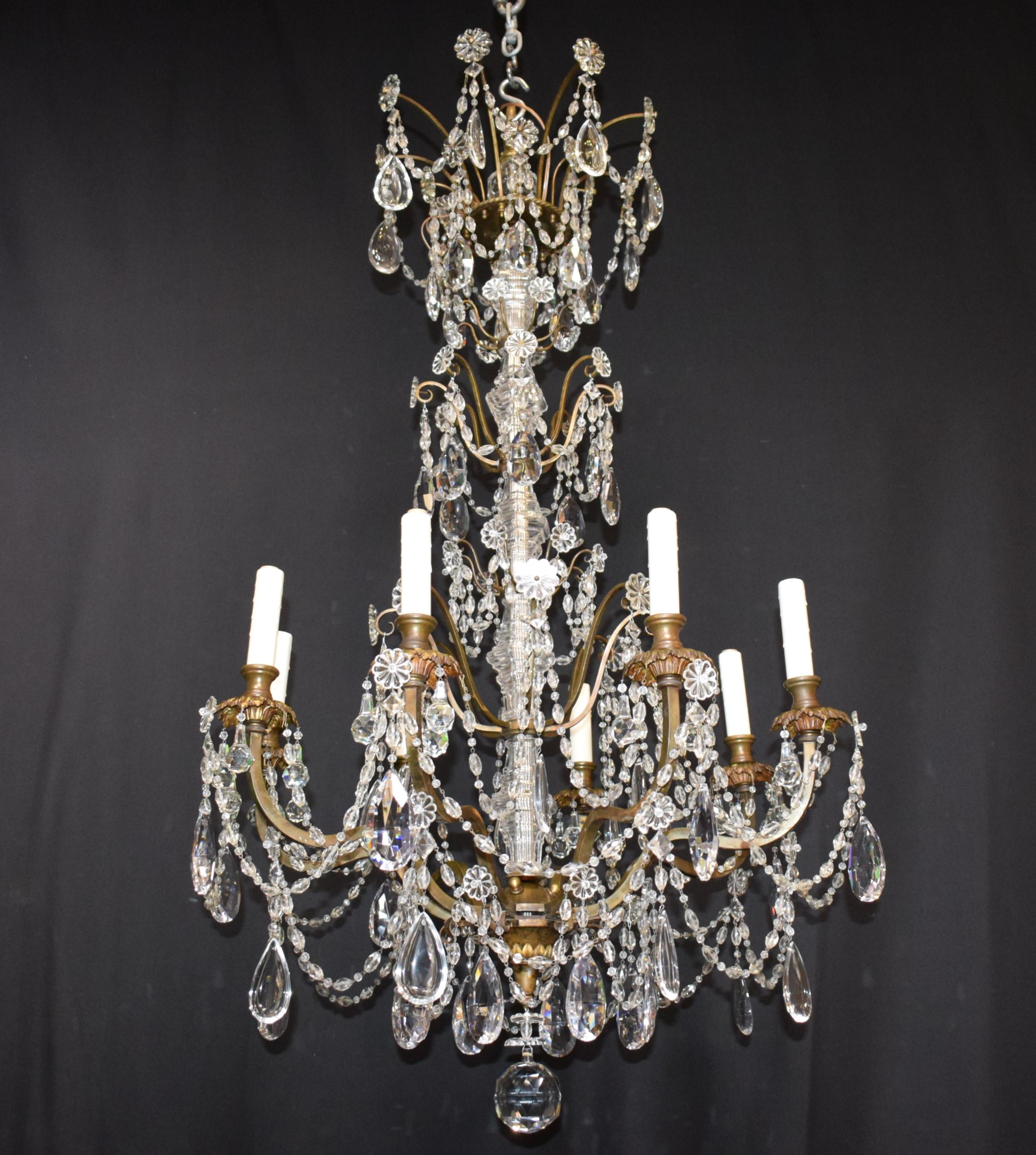 Very Fine Louis Phillipe Style Chandelier For Sale 1