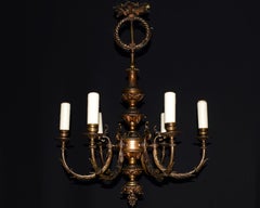 Very Fine Louis XVI Style Bronze Chandelier