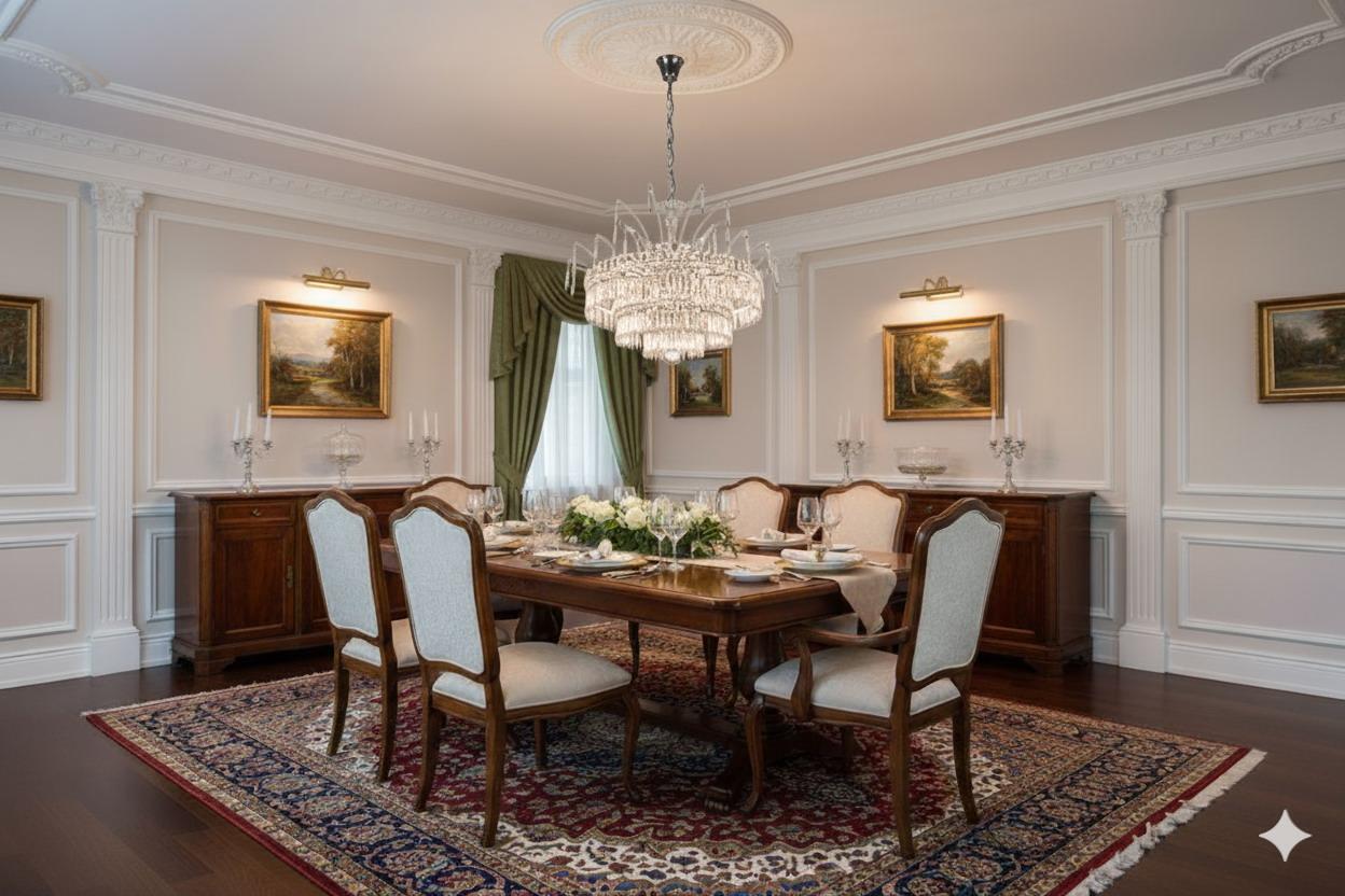 Un lustre fin et élégant de la Maison Bagues. L'élégante ceinture de Jewell rectangulaires émet vers le bas trois cercles concentriques de gouttes en forme de U. Au sommet, des supports délicats se terminant par des gouttes d'eau. France, vers 1930.