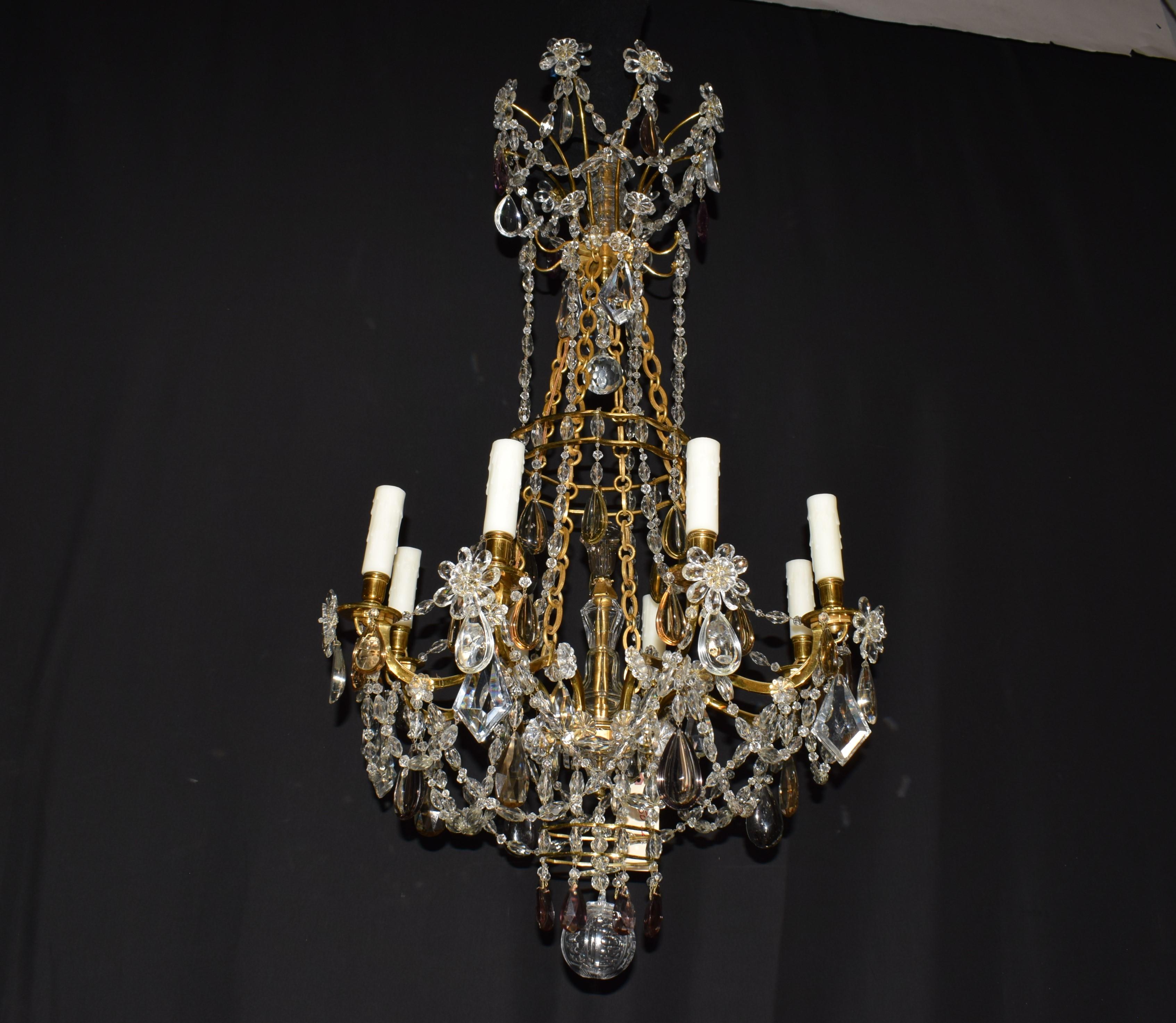 Bronze Very Fine Napoleon III Style Chandelier For Sale