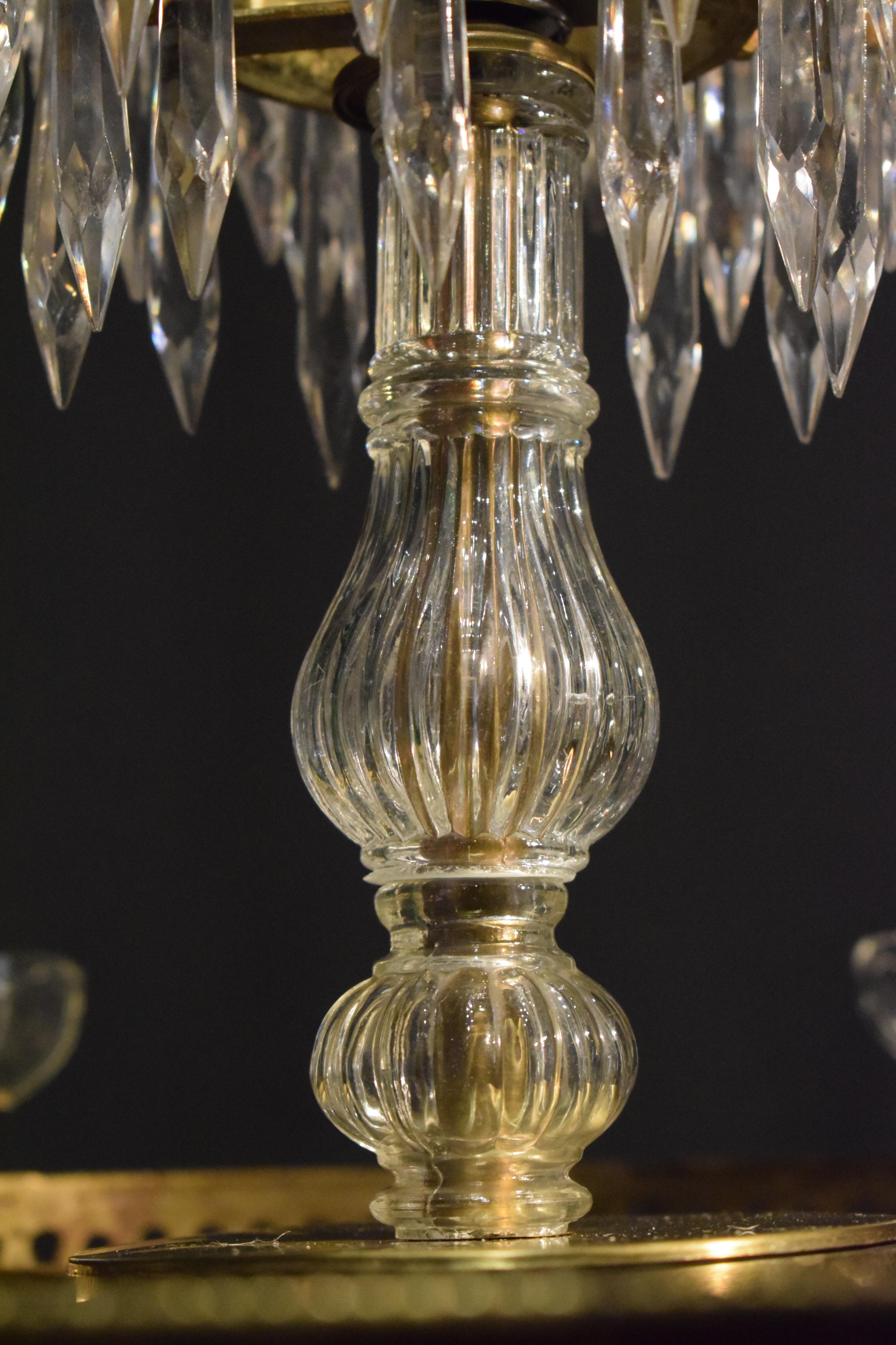 Very Fine Neoclassical Chandelier For Sale 2