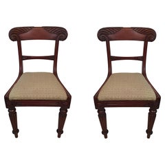 Very Fine Pair of Early 19th Century Regency Dining Chairs After Gillows