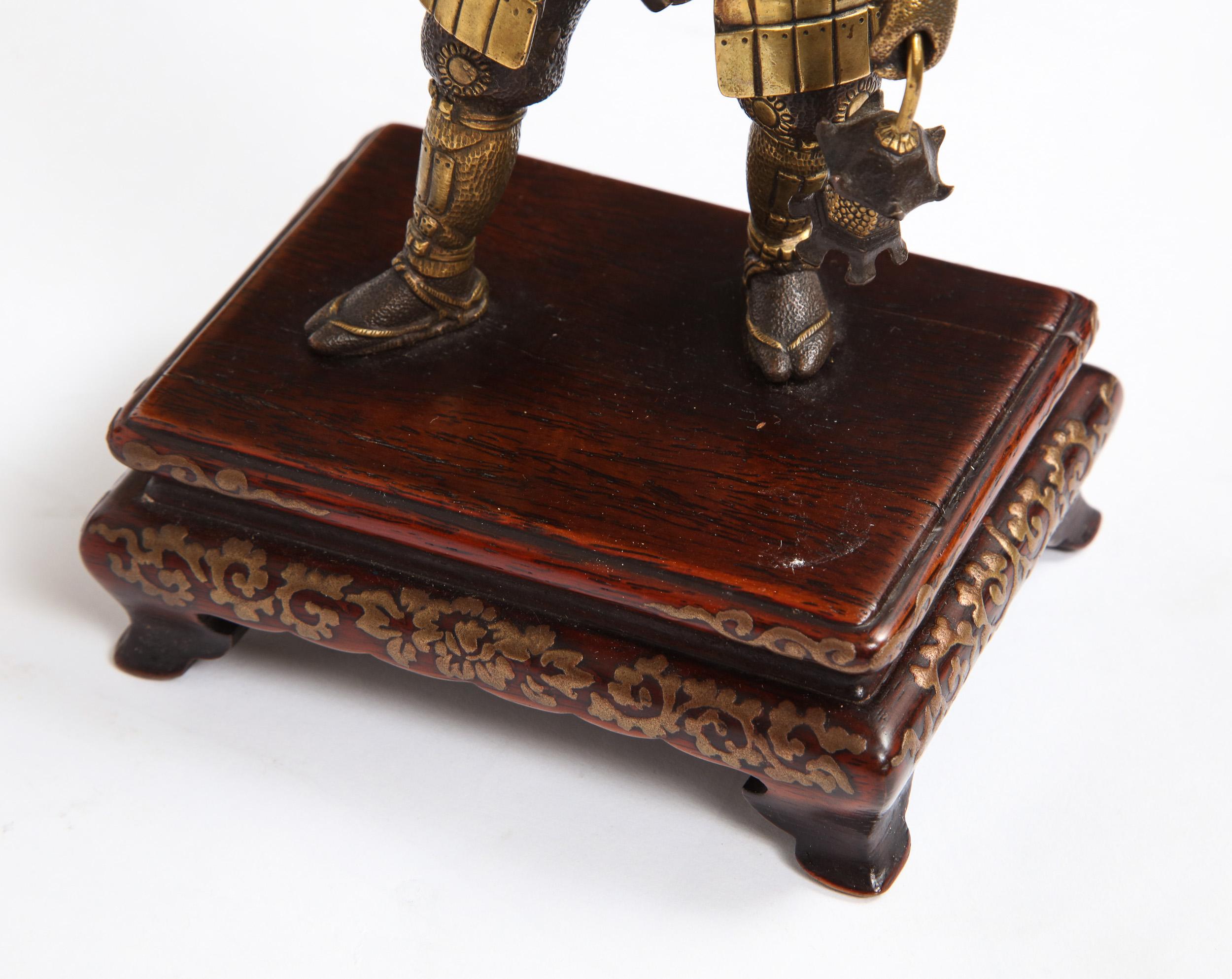 Very Fine Pair of Japanese Bronze Figures by Miyao Eisuke, Meiji Period 2
