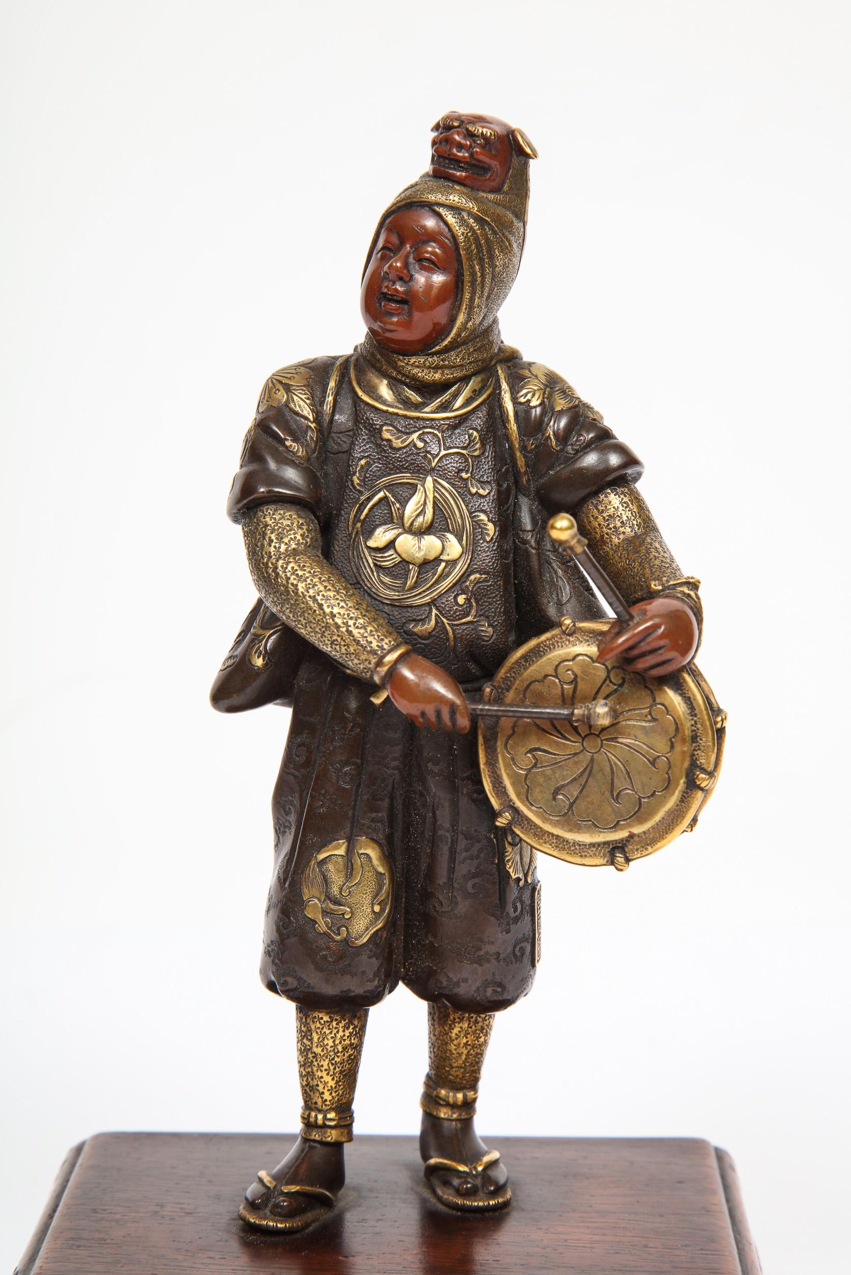 Very Fine Pair of Japanese Bronze Figures by Miyao Eisuke, Meiji Period 5
