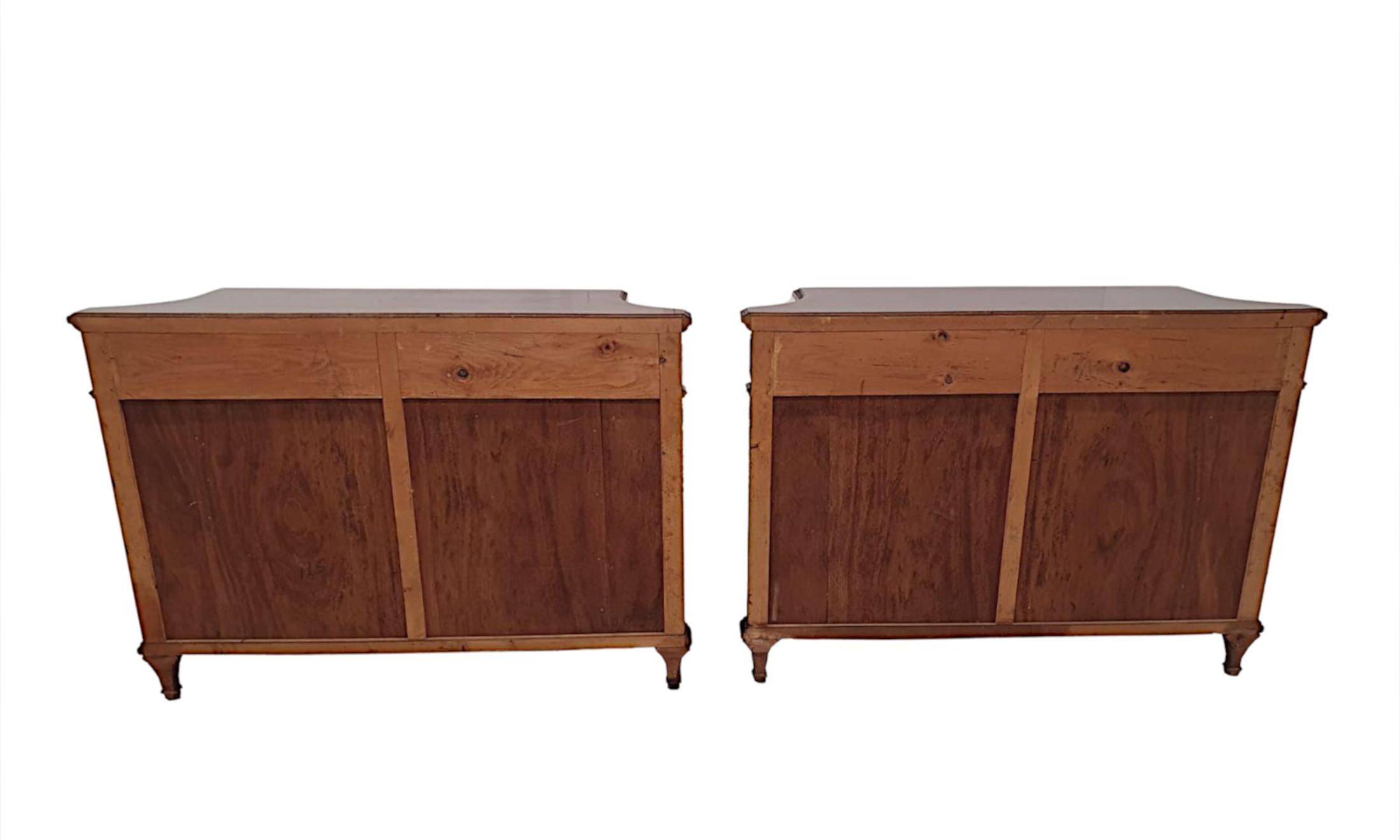 A Very Fine Pair of Mid 20th Century Side Cabinets For Sale 6
