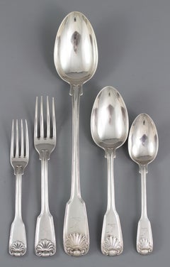 A Paul Storr Silver 12 Place Canteen