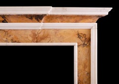 Very Fine Quality English Georgian Fireplace in Italian Statuary Marble