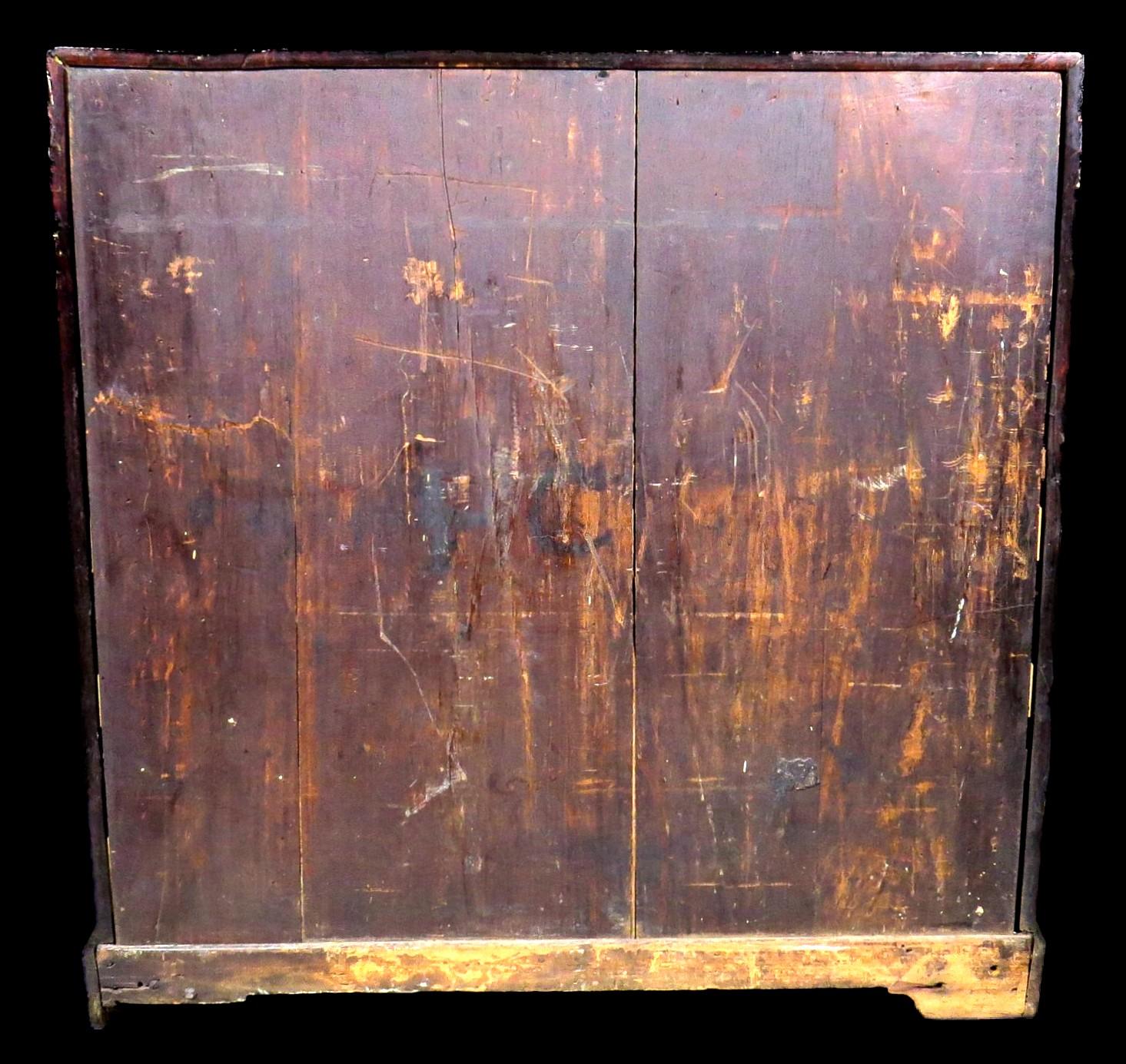 A Very Fine & Rare 18th Century Chinese Export Padouk Block-Front Bureau For Sale 8