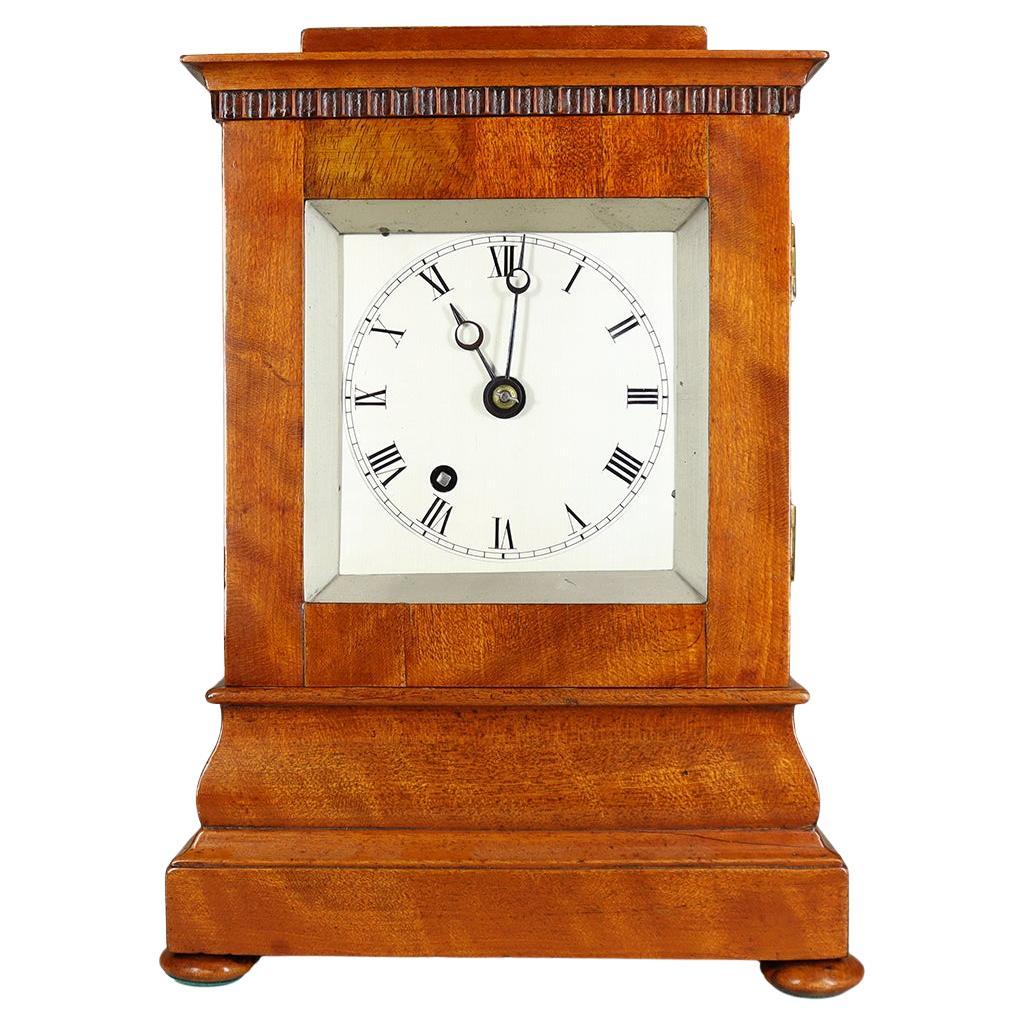 A Very Fine Regency Library Clock