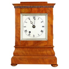 A Very Fine Regency Library Clock