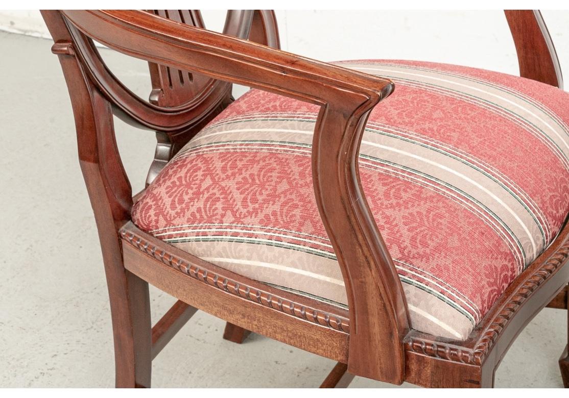 Very Fine Set of Sixteen Shield-Back Dining Chairs For Sale 3