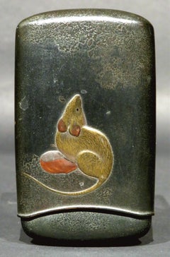 A Very Fine Takamaki-e Lacquer Cheroot Case in the Manner of Shibata Zeshin