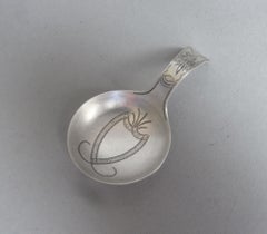Ein sehr schöner „Tiny“ Caddy-Löffel, hergestellt in Birmingham von Joseph Willmore, 1808