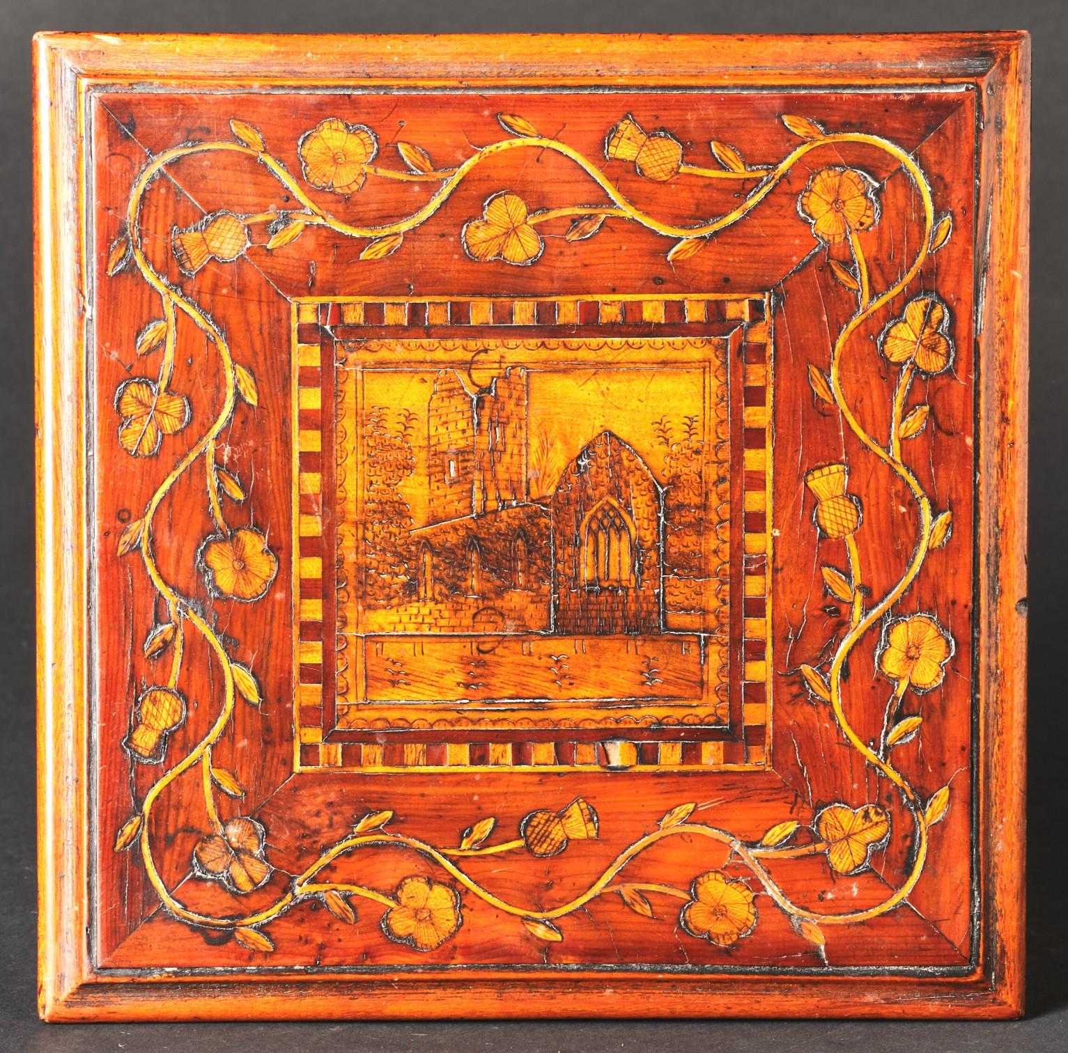 Victorian A Very Good 19th Century Killarney Ware Dresser Box, Ireland Circa 1870 For Sale