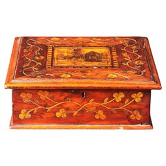 A Very Good 19th Century Killarney Ware Dresser Box, Ireland Circa 1870