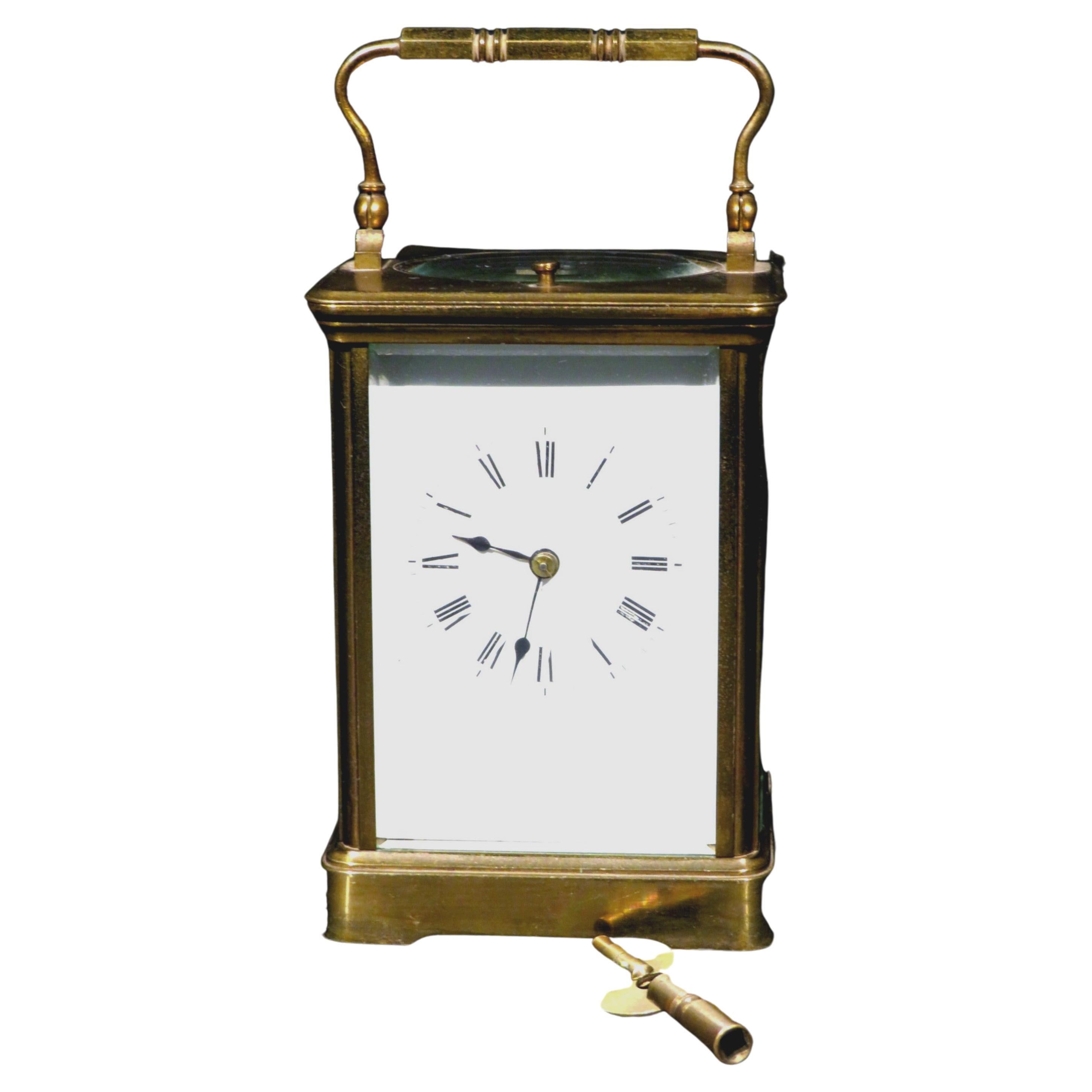A Very Good 19th Century Repeating Carriage Clock, France Circa 1890