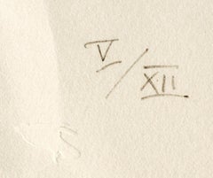 Un'ottima serigrafia in edizione limitata dell'artista modernista britannico Derek Hirst.