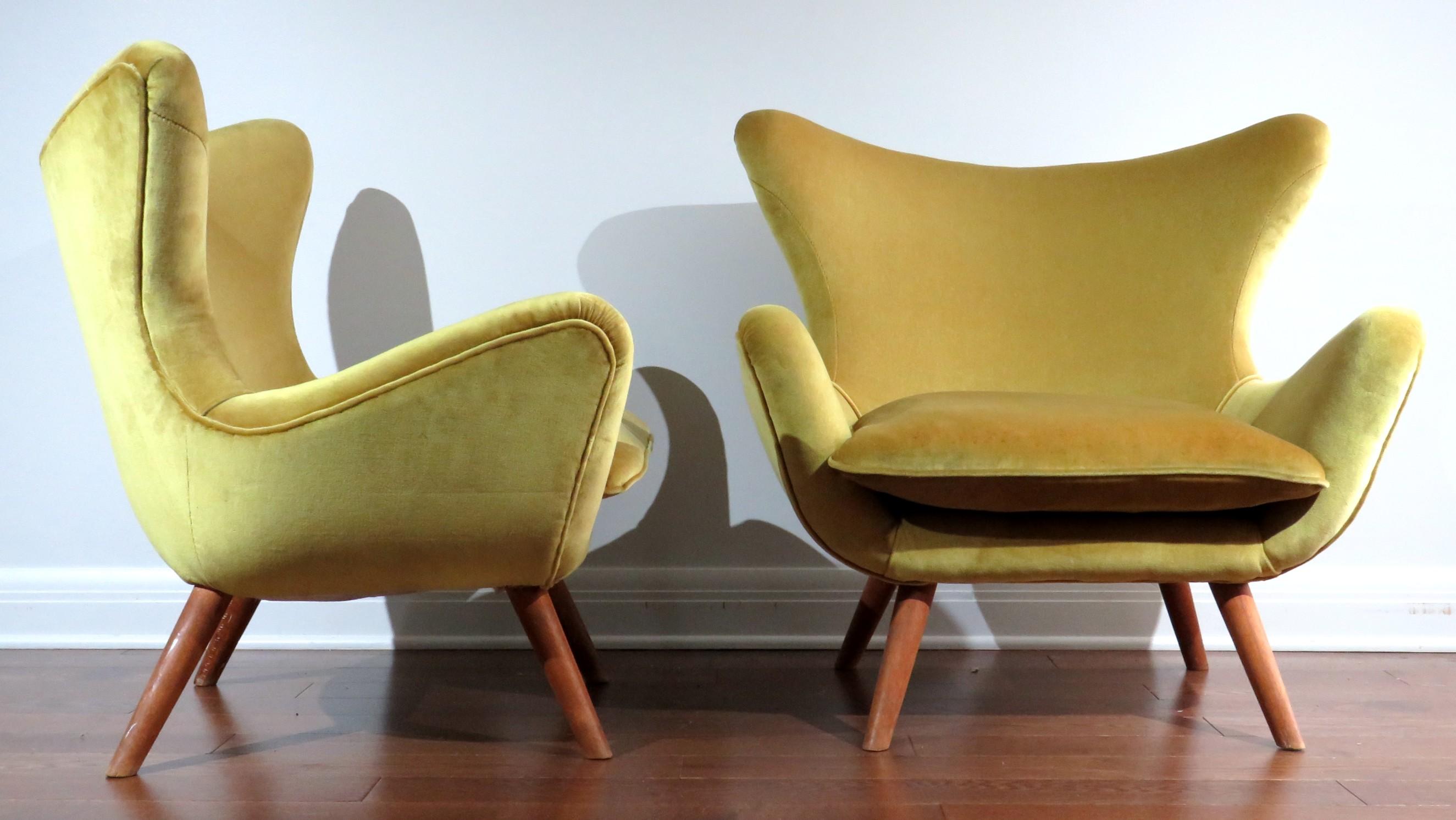 Mid-Century Modern Une très bonne paire de chaises longues MCM, vers 1960 en vente