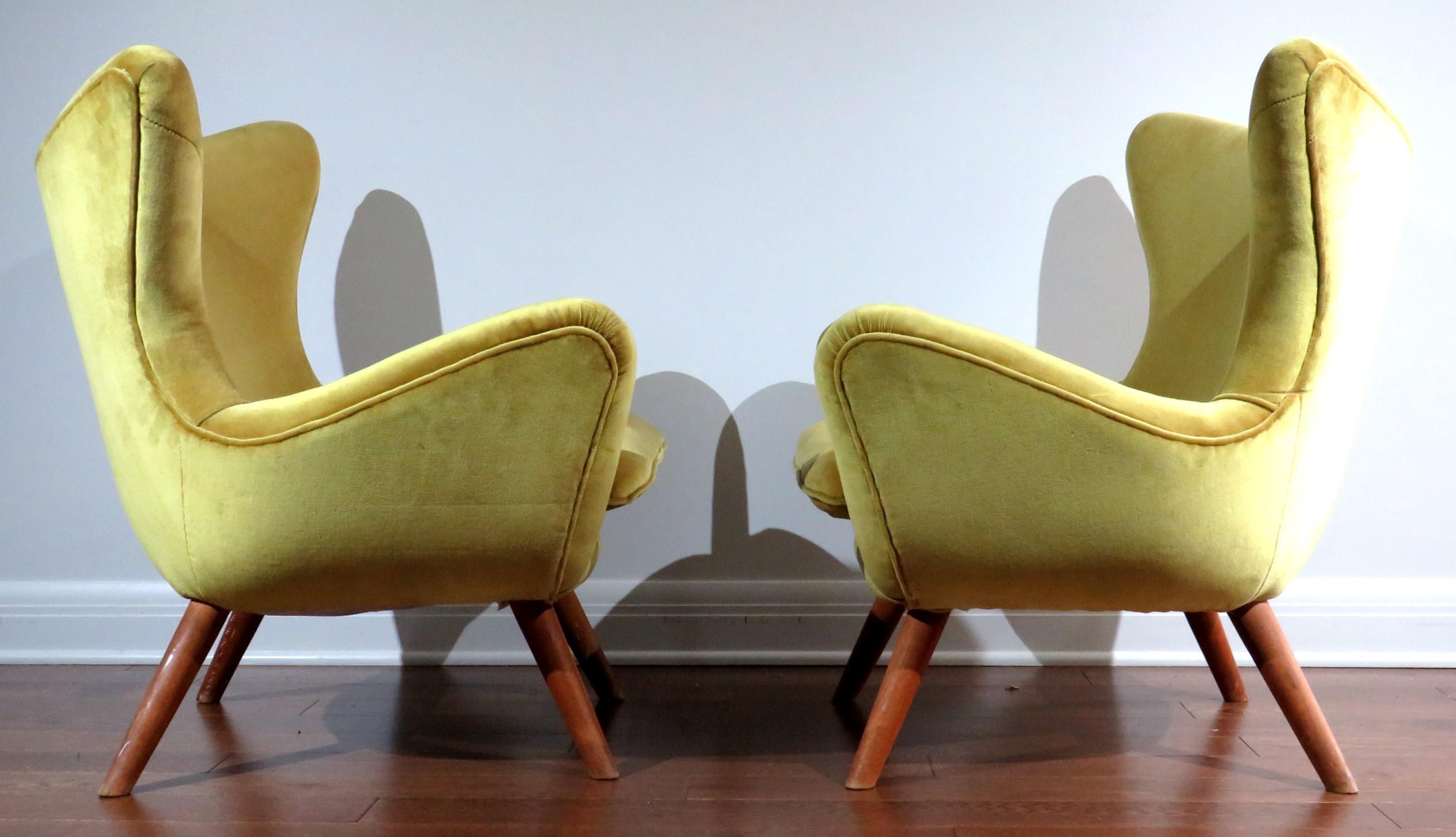 Inconnu Une très bonne paire de chaises longues MCM, vers 1960 en vente