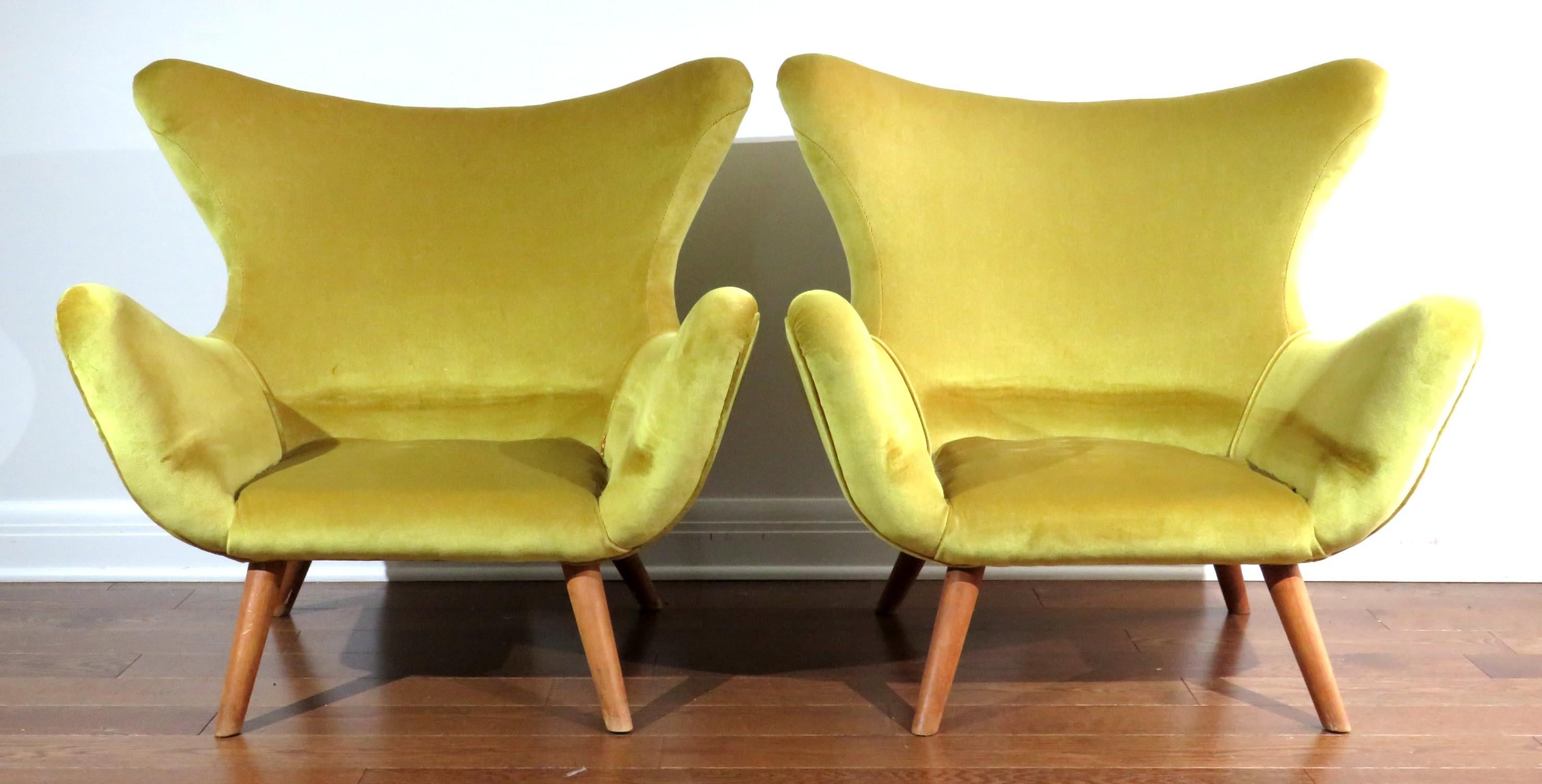 Une très bonne paire de chaises longues MCM, vers 1960 en vente 1