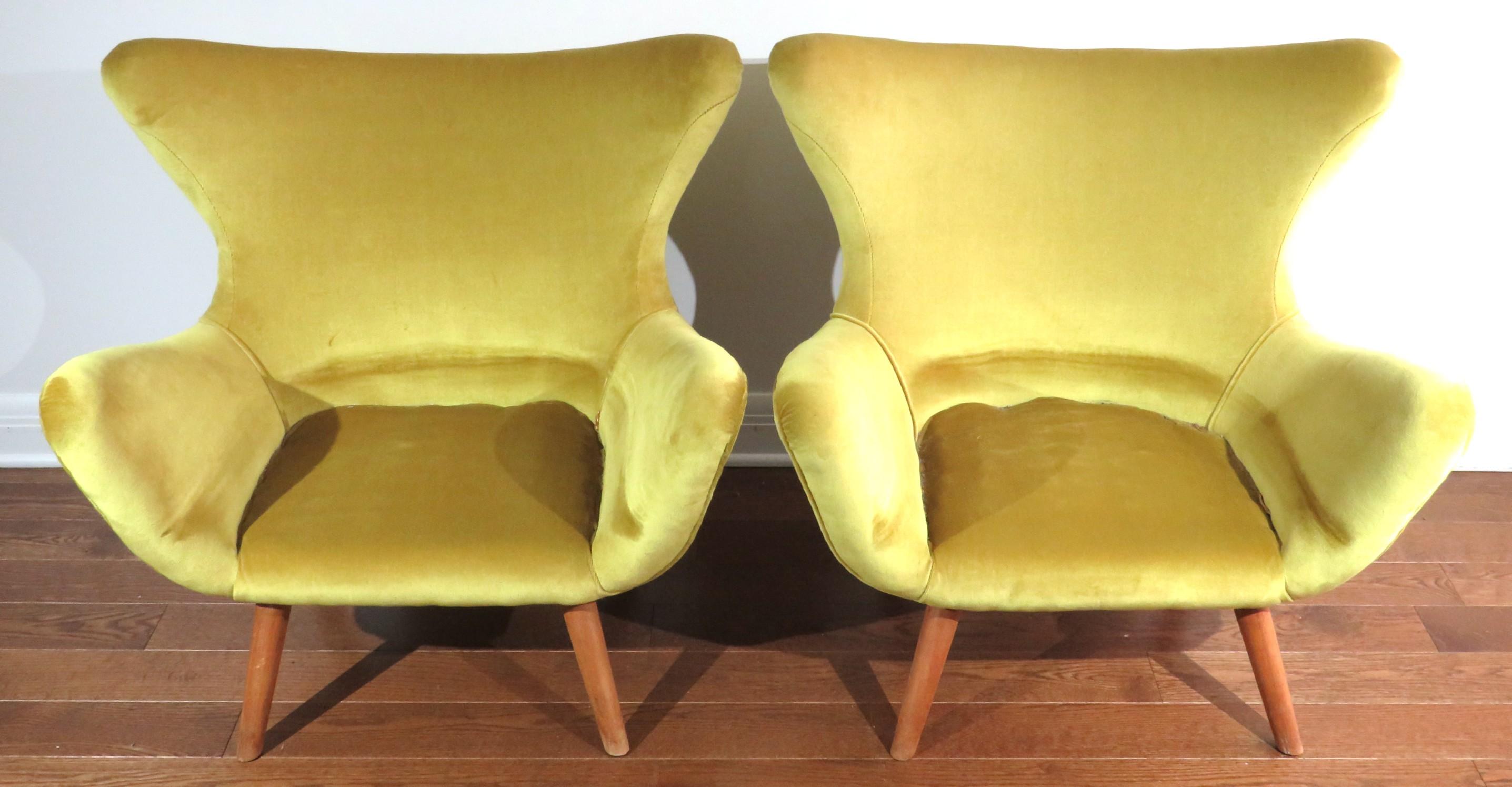 Une très bonne paire de chaises longues MCM, vers 1960 en vente 2