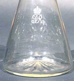 A Fine & Important Wine Carafe Bearing the Royal Cypher of George V, Circa 1925