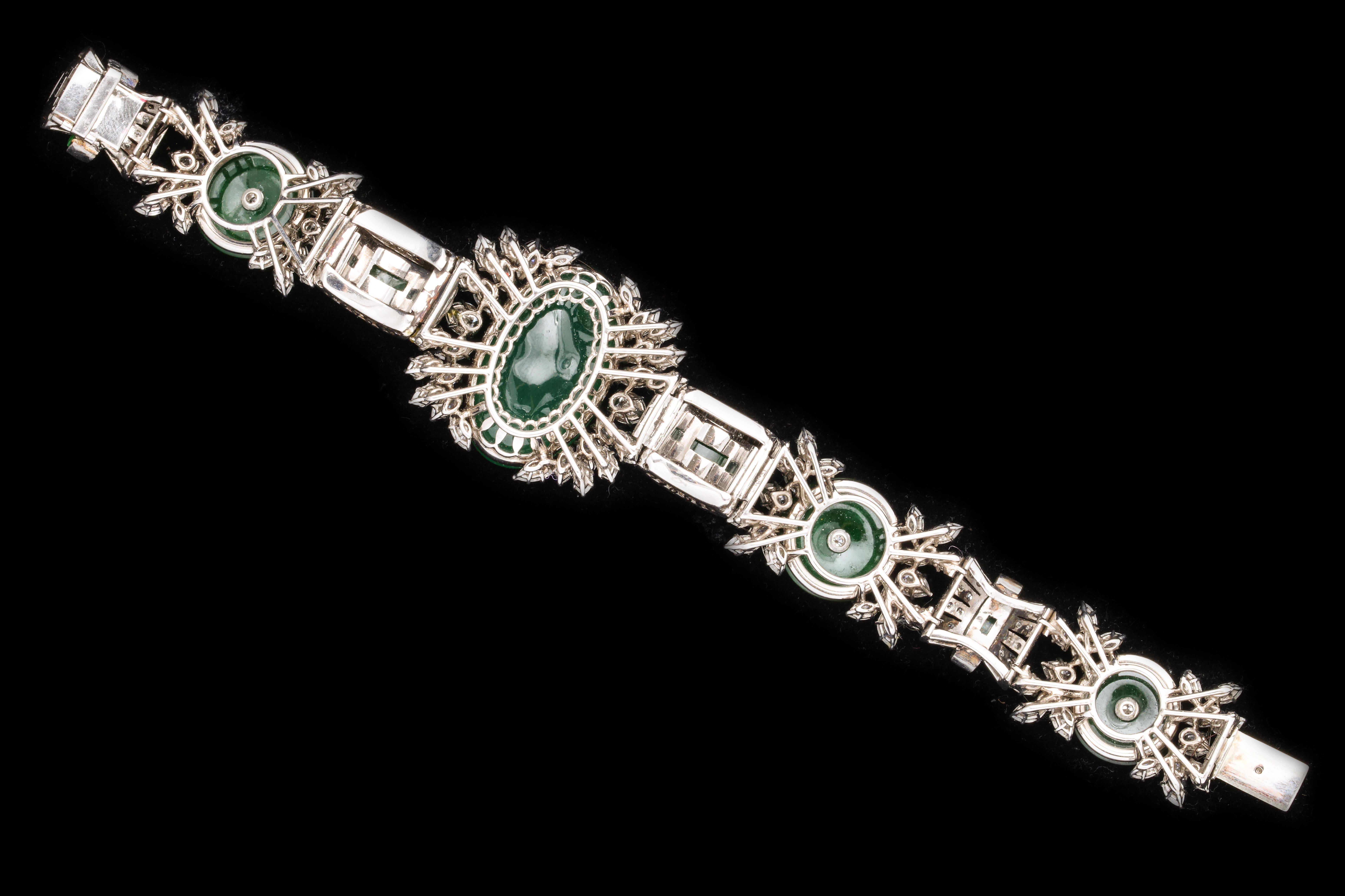 Harry Winston GIA Certified Jade Diamond Sehr wichtiges und seltenes Armband 2