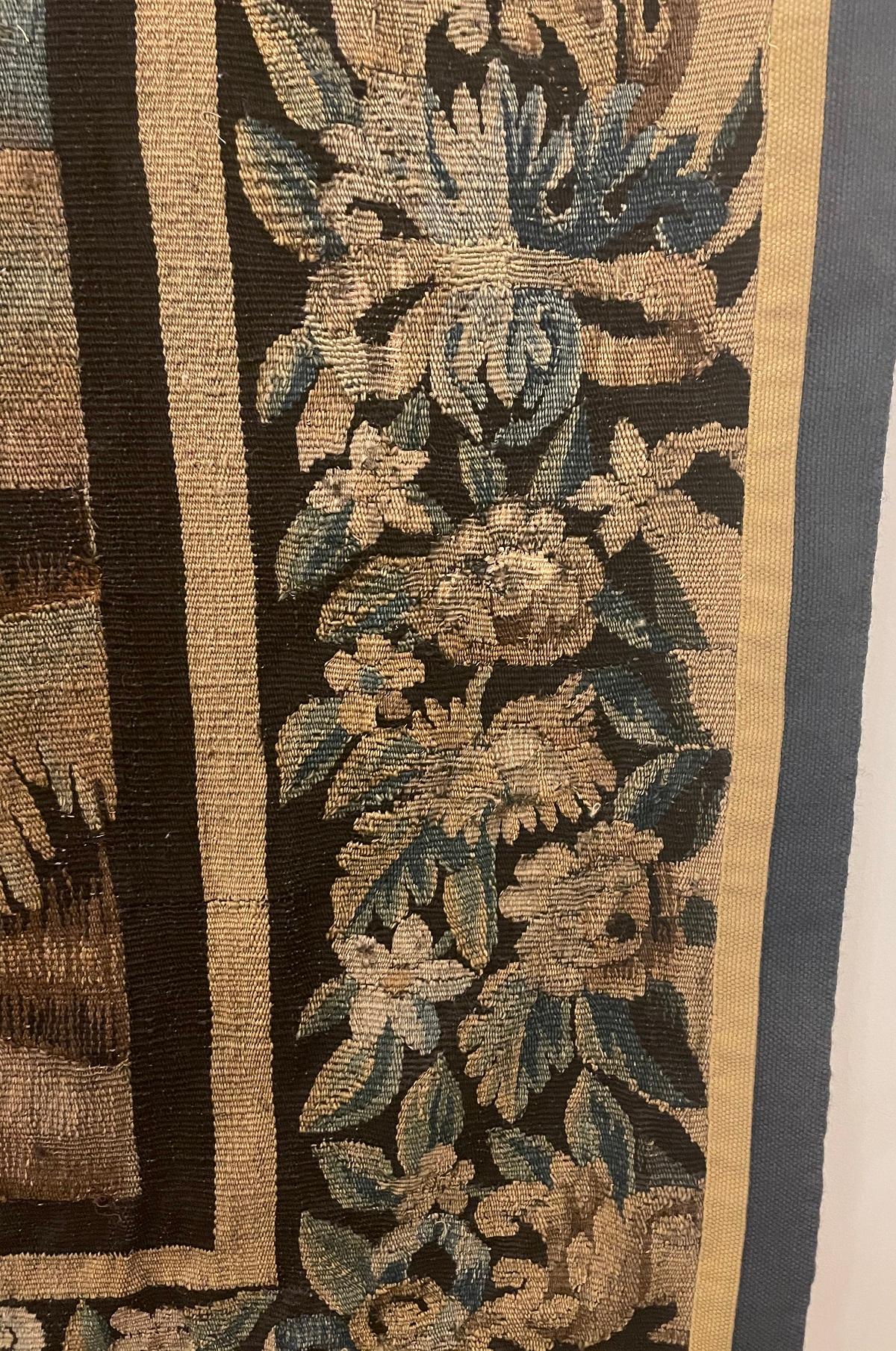Sehr beeindruckender Aubusson-Wollteppich aus dem späten 17. Jahrhundert im Angebot 6