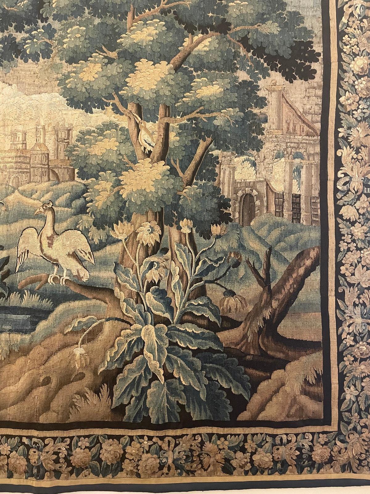 Sehr beeindruckender Aubusson-Wollteppich aus dem späten 17. Jahrhundert im Angebot 2