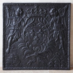 A Very Large 18th-Century Cast Iron Fireback