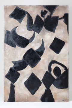 Very Large Abstract Painting by Antoni Adamski