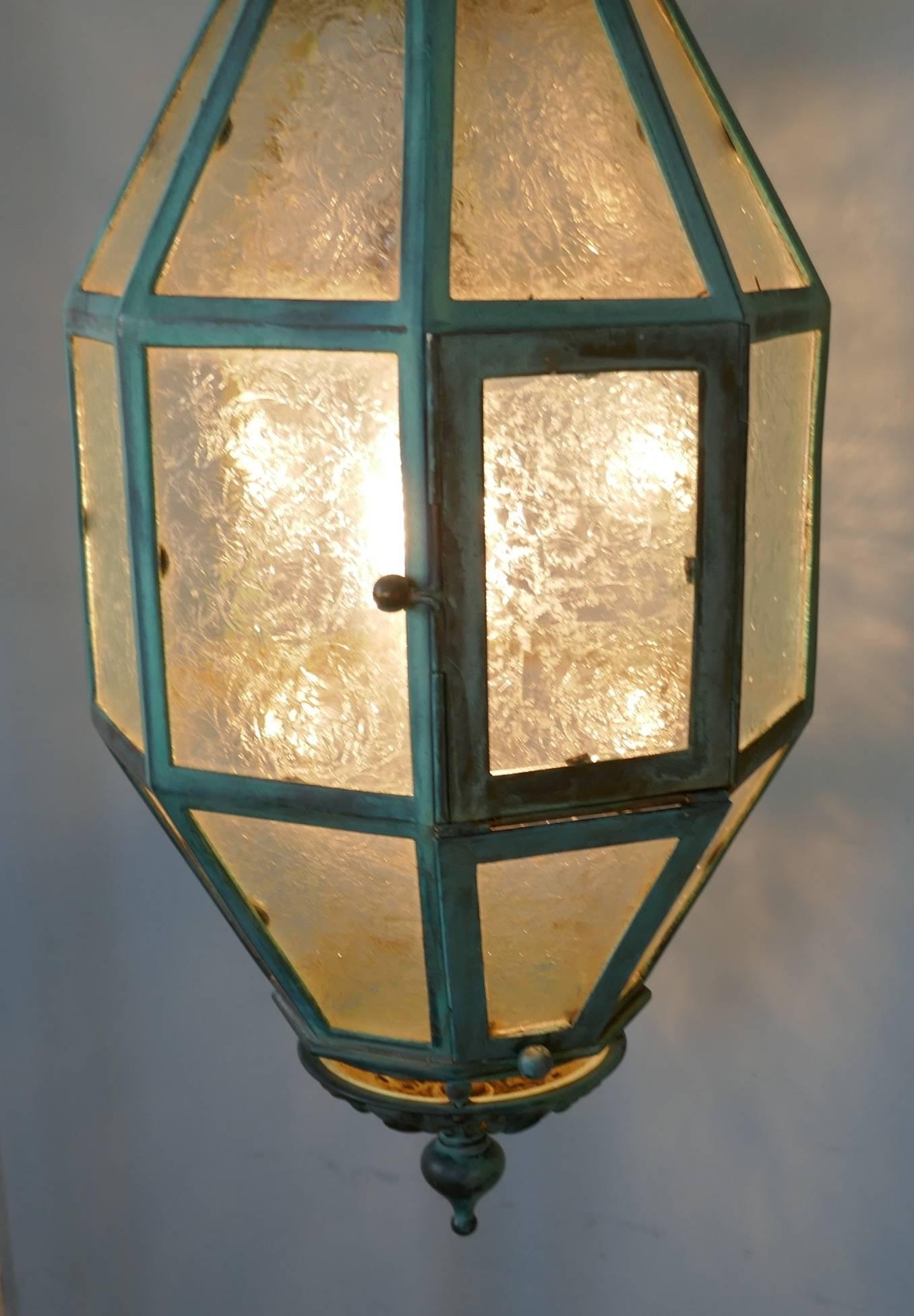 Very Large Decorative Copper Lantern 1