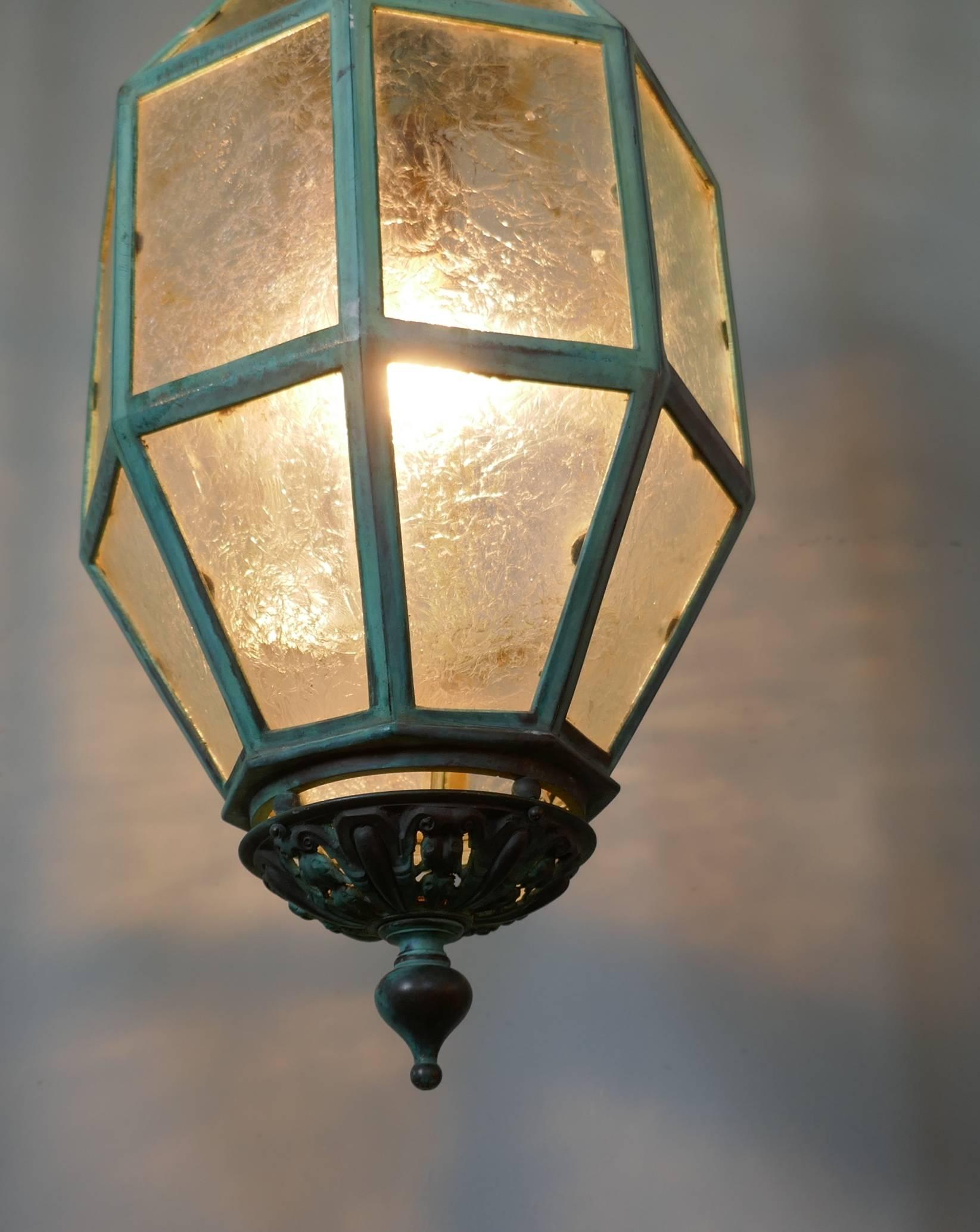 Very Large Decorative Copper Lantern 3