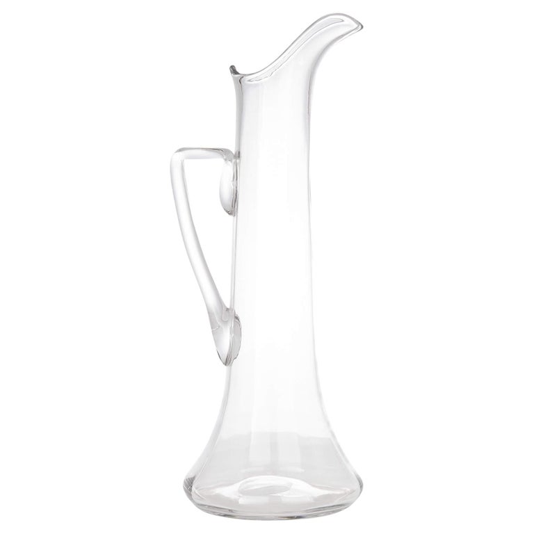 Very Large, Fine English Glass Water Ewer or Decanter For Sale at 1stDibs