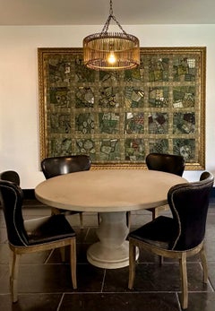 Large modern geometric mosiac tapestry