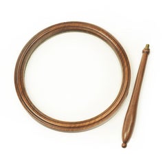 Very Large George III Rosewood Gallery Magnifying Glass
