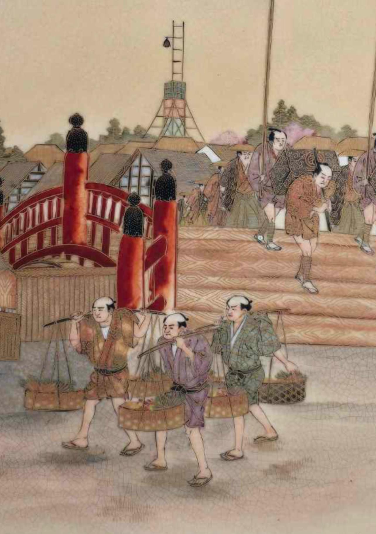 Japonais UnHARGER SATSUMA JAPONAIS TRÈS GRAND SIGNÉ PAR KYOKUZAN. Meiji Perid en vente