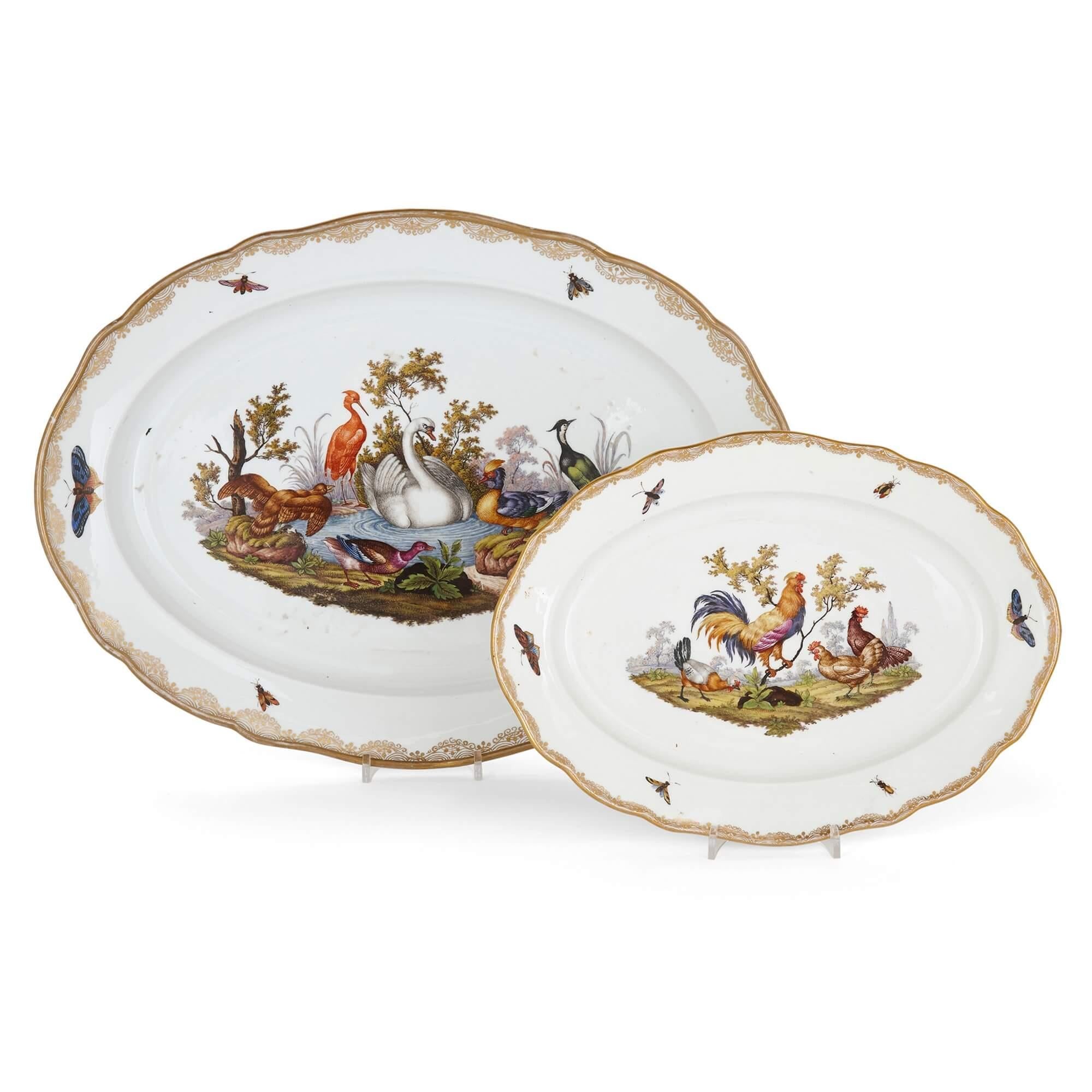 Rococo Very fine and extensive Meissen Porcelain Dinner Service