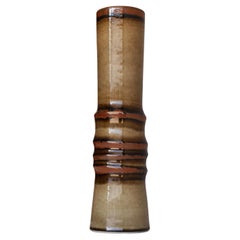 A very large Mid-century modern pottery vase, "Bamboo", by Alberius, Sweden