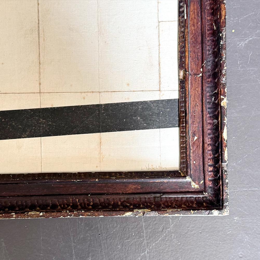 Eine sehr große monochrome Lucy Naughton Original abstrakte Collage Juli 2025 X (Englisch) im Angebot