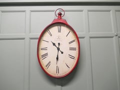 A Very Large Retro Chic French Bistro Wall Clock This is a Large piece
